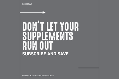 Get Started With CardoMax Subscribe & SAVE Club