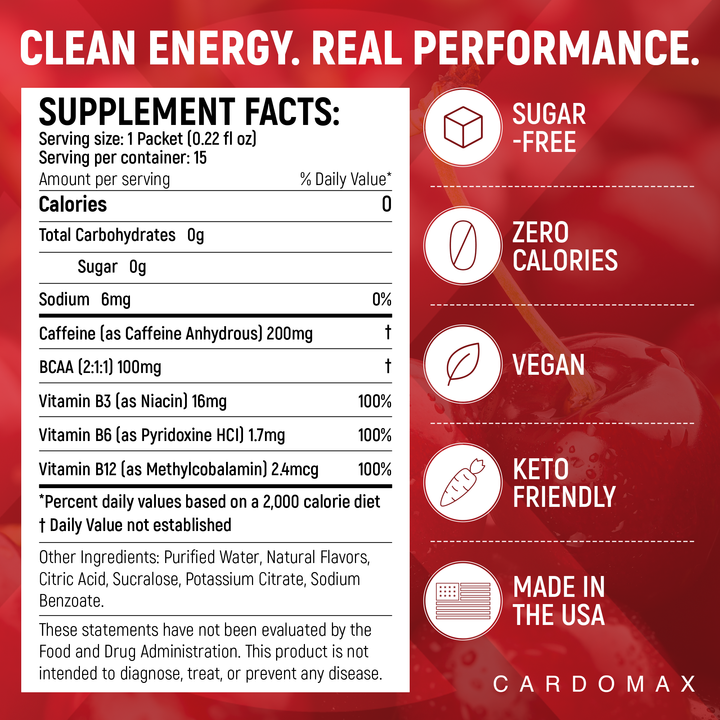 Energy: Black Cherry 15 count