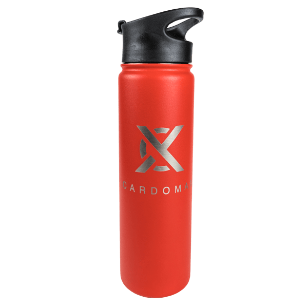 CardoMax Bottles Red / Snap Lid Custom Bottle - 22oz