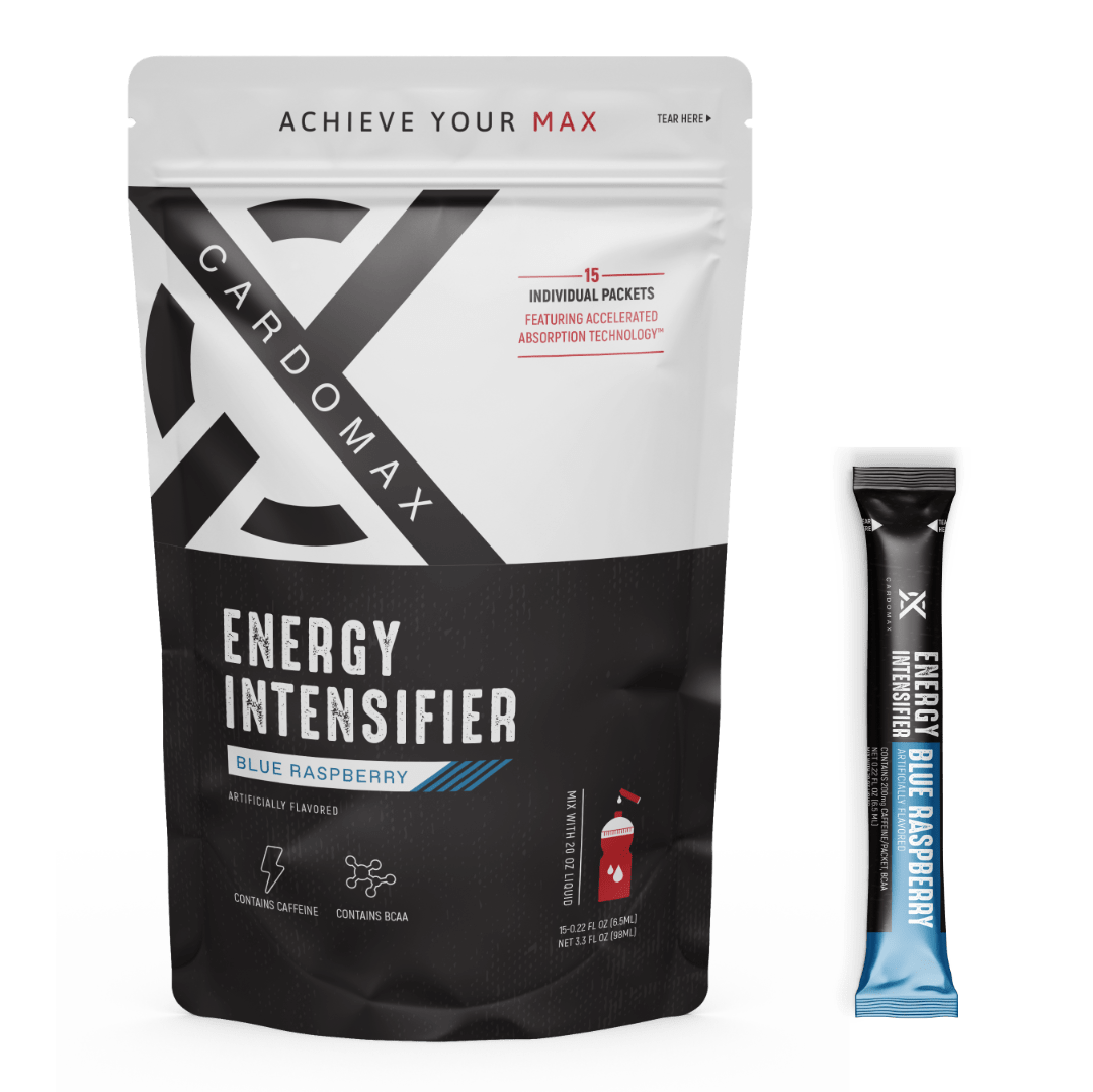CardoMax Energy: Blue Raspberry 15 count Bundle: Energy Intensifier