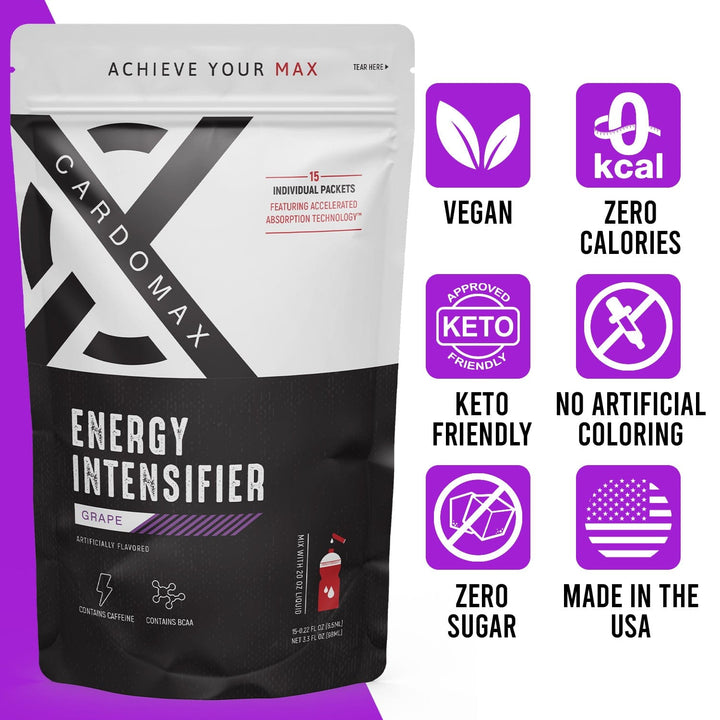 CardoMax Vitamins & Supplements Energy: Grape 15 count