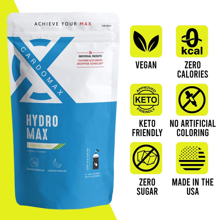 CardoMax Vitamins & Supplements Lemon-Lime Hydration: Lemon-Lime 15 count