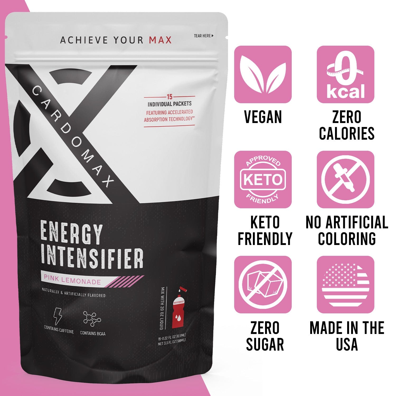 Energy Supplement - Pink Lemonade | CardoMax